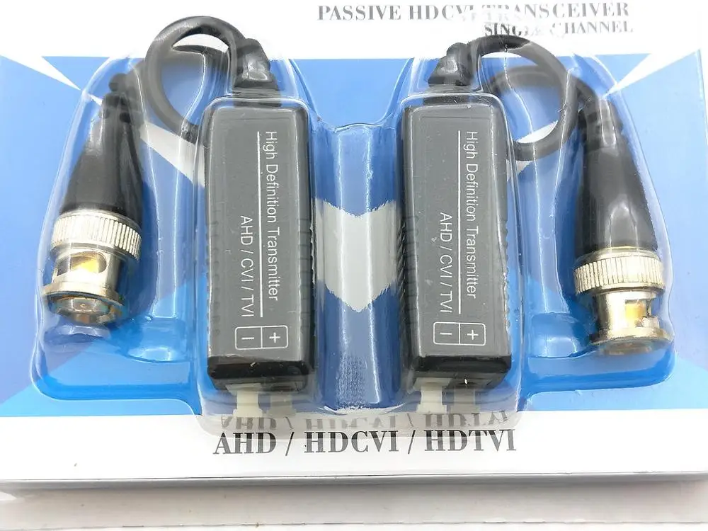 50 пар (100 шт.) Видео Balun Coax BNC к UTP CAT5 для CCTV HD AHD TVI CVI 1080P|Соединители| |