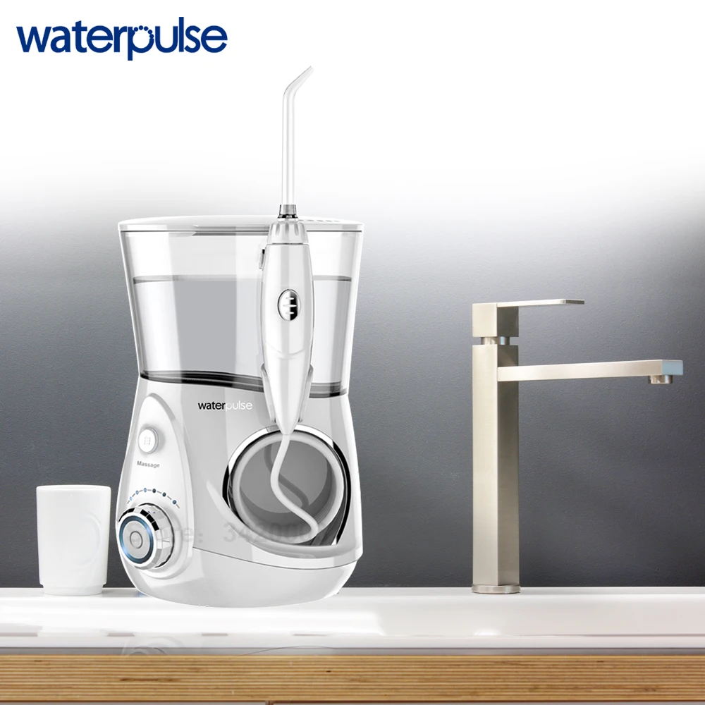 

Waterpulse V660 Pro Oral Irrigator 12 Pressure Floss and Massage Dental Water Electric Flosser Irrigator Oral Water Jet Floss