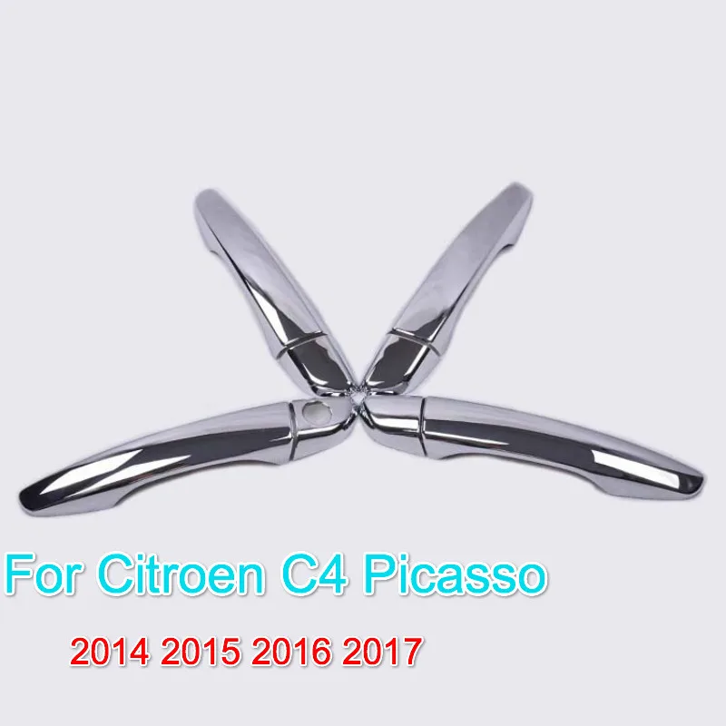 FUNDUOO для Citroen C4 2014 2015 2016 2017 Picasso Grand новая хромированная Автомобильная дверная