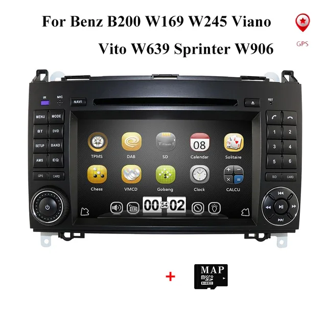 2din Autoradio Car Dvd Palyer For Mercedes Benz Sprinter B200 W209 W169 W169 B Klasse W245 B170 Vito W639 Gps Navigation Swc Bt 2din Autoradio Car Dvdvito W639 Aliexpress