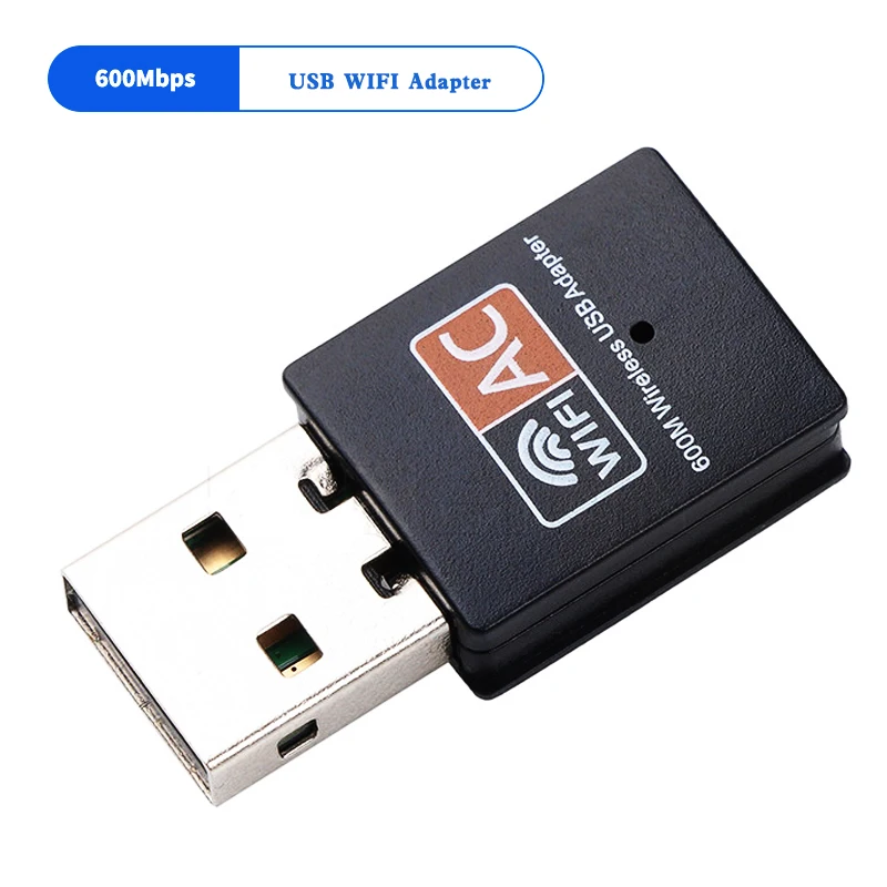 USB WiFi Adapter Asunflower Мини USB адаптер беспроводная сетевая карта для MacBook Pro Сетевые Аксессуары 600 Мбит/с USB WiFi адаптер для MacBook Pro - Цвет: USB WiFi Adapter