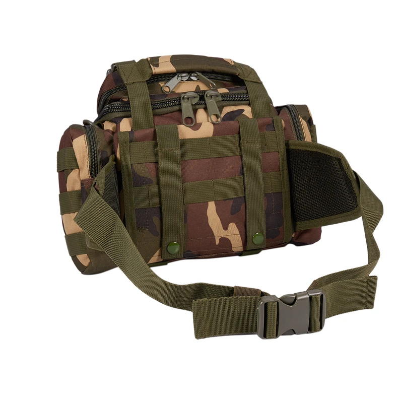 Large-Capacity Road Sub-Package Multi-Purpose Fishing Gear Bag Shoulder Diagonal Pockets Fishing Bait Bag