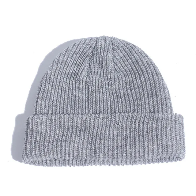 Fashion Hip Hop Beanie Knitted Hat Men Skullcap Women Winter Warm Brimless Baggy Melon Cap Cuff Docker Fisherman Beanies Hats E