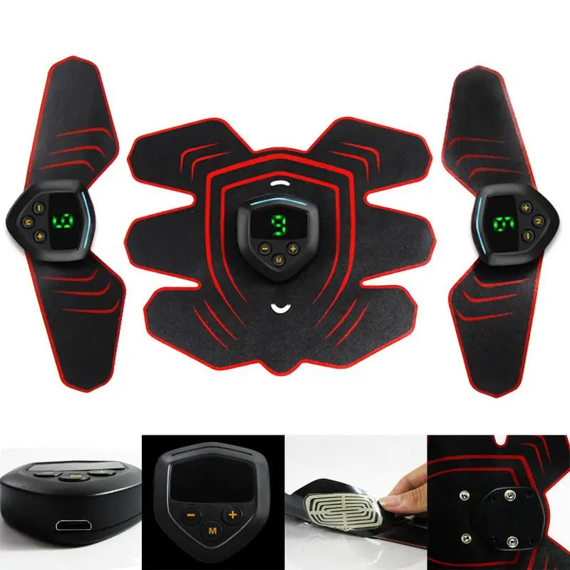 Rechargeable Abdominal Instrument Fitness Equipment Sports Sticker Muscle Trainer Smart Muscles Intensive Training