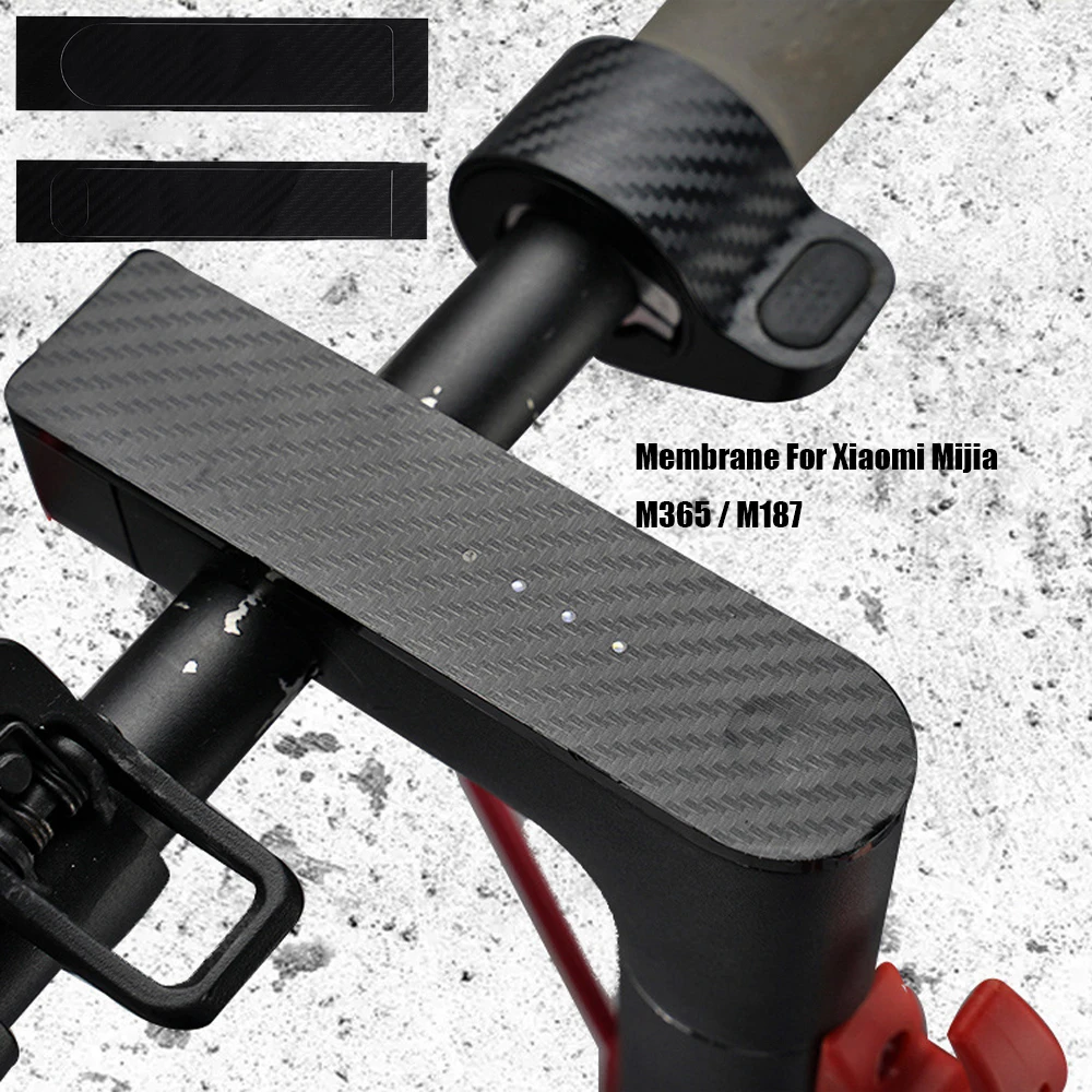 

Universal Scooter Accelerator Screen Carbon Fiber Protective Case Screen Film Accelerator Membrane for Xiaomi Mijia M365 / M187
