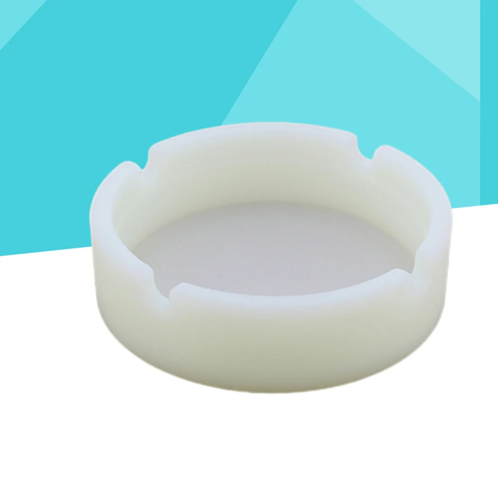 3 шт. круглая силиконовая пепельница Небьющийся термостойкие для сигарет с