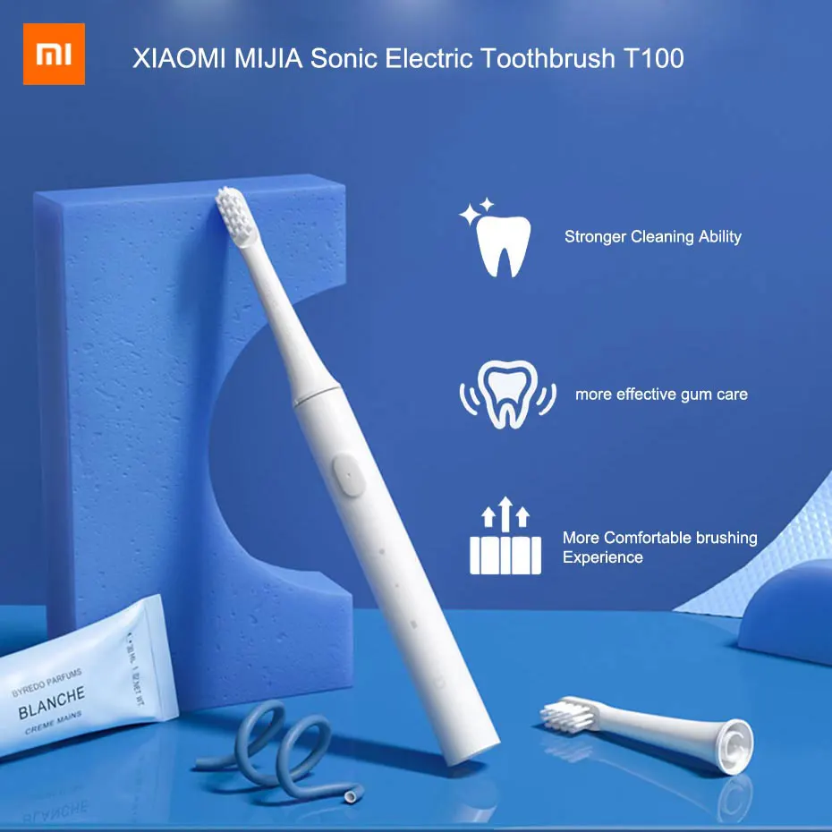 Xiaomi Mijia T100 Sonic Electric Toothbrush Adult Sonic Automatic Toothbrush USB Rechargeable IPX7 Waterproof Xiaomi Mijia T100 Sonic Electric Toothbrush Adult Sonic Automatic Toothbrush USB Rechargeable IPX7 Waterproof