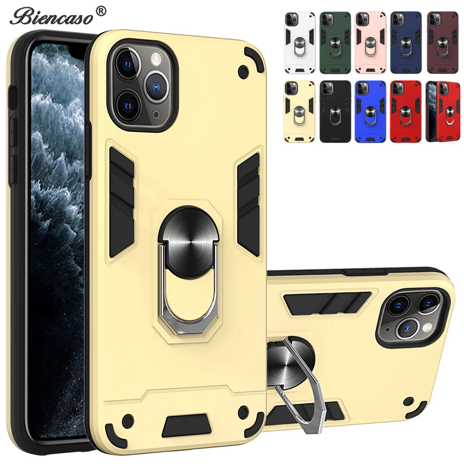 Чехол-подставка для iPhone XS Max XR X 7 8 6 6s Plus 11 Pro 10 с держателем телефона Samsung Galaxy A20 A30 S A40
