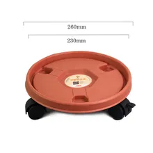 

Flowerpot Base Roller Plate Home Cottom Support Removable Wheels Universal Increasing Flexibility The Tray Garden Supplies