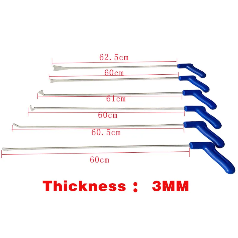 6 шт. автомобильные крючки для удаления вмятин без покраски|Наборы ручных