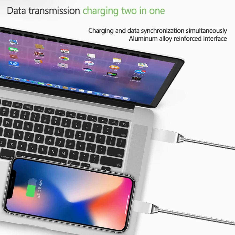 Jetjoy 3A быстрое зарядное устройство металлический кабель Micro usb type-C для huawei samsung Meizu мобильный телефон зарядка кабелей Синхронизация данных шнур прочный