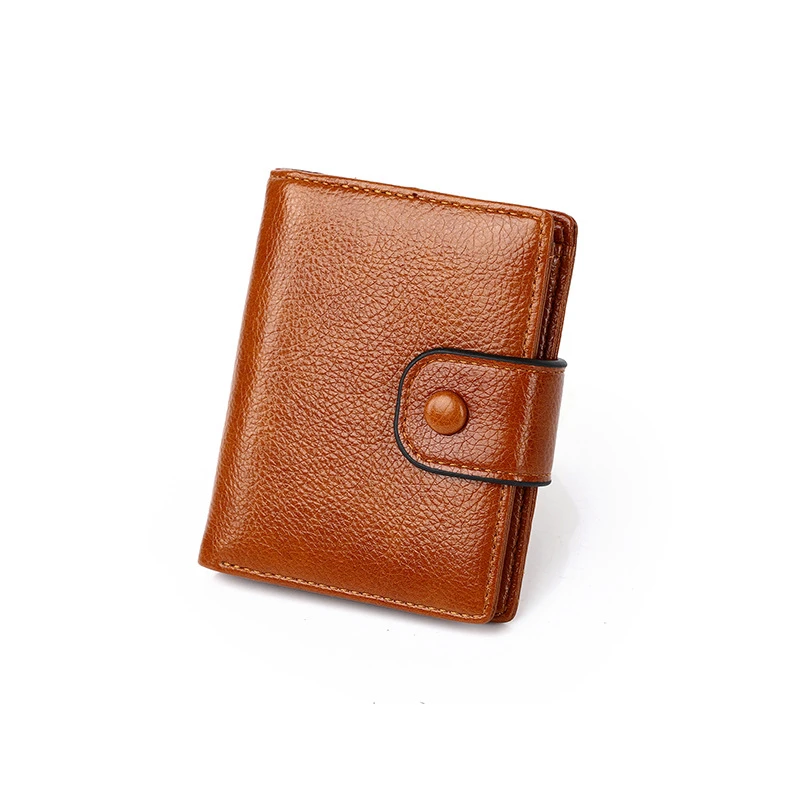 Cartera multifuncional para mujeres billetera doble de moda corta cero cartera pequeña tarjeta|Carteras| - AliExpress