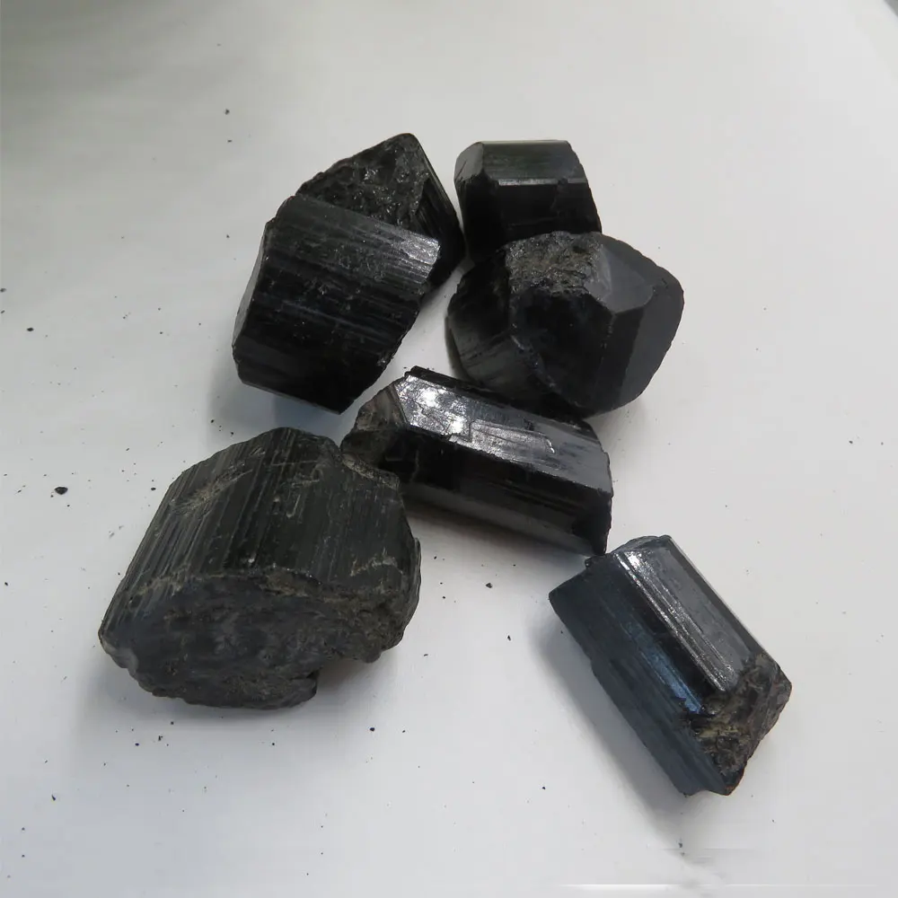 Raw BlackTourmaline Mineral Specimen Gemstone Reiki Chakra Crystal Metaphysical 