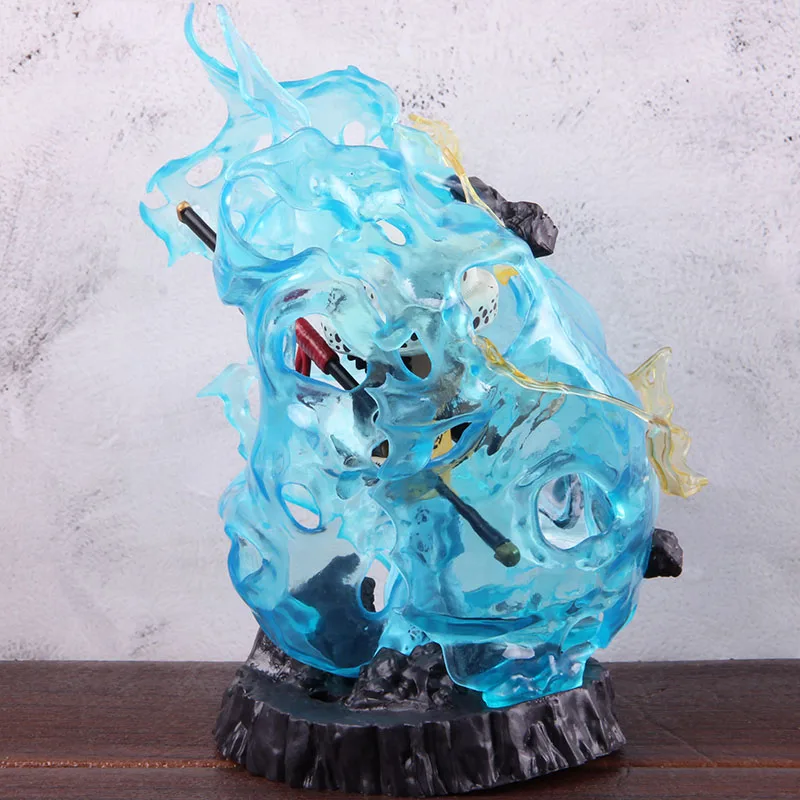 Anime One Piece Trafalgar Law GK Statue with LED Light PVC One Piece Law Action Figure Collectible Model Toy