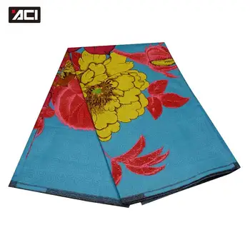 

ACI Ankara African Wax Prints Fabric 6 Yards/Piece Veritable Wax African Ankara Fabrics Tissu Africain Nigeria Batik Ankara Wax