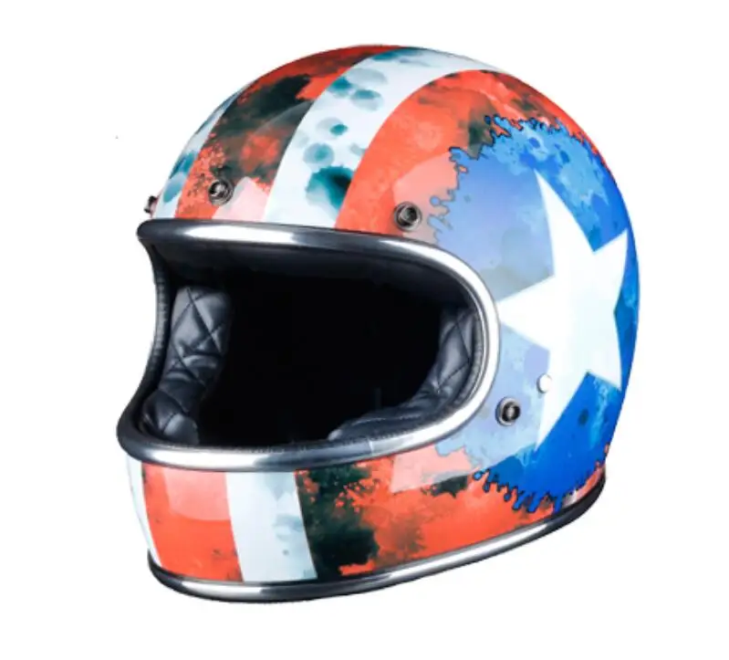 moto полный шлем rcycle cascos para casco moto r внедорожный шлем безопасности - Цвет: bright star