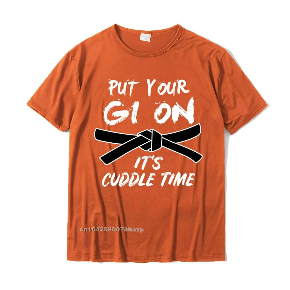 Tees Normal Summer Fall Fashionable Summer Short Sleeve Pure Cotton Crewneck Man T Shirt Summer T Shirt Top Quality Funny BJJ Put Your Gi On Brazilian Jiu Jitsu Gift Men Women Pullover Hoodie__1997. orange