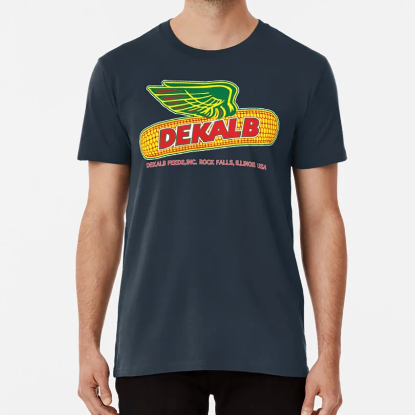 DEKALB 2 футболка рок Фолс Иллинойс dekalb кормов кукурузы сельского хозяйства