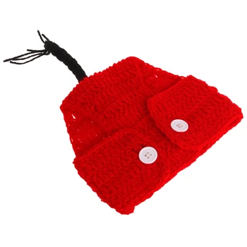 

2Pcs/set Newborn Baby Girls Boys Crochet Knit Costume Photography Prop Outfits N1HB