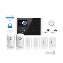 Cs108 переключаемая Беспроводная система домашней безопасности Wifi Gsm Gprs Сигнализация приложение дистанционное управление Rfid карта Arm Disarm