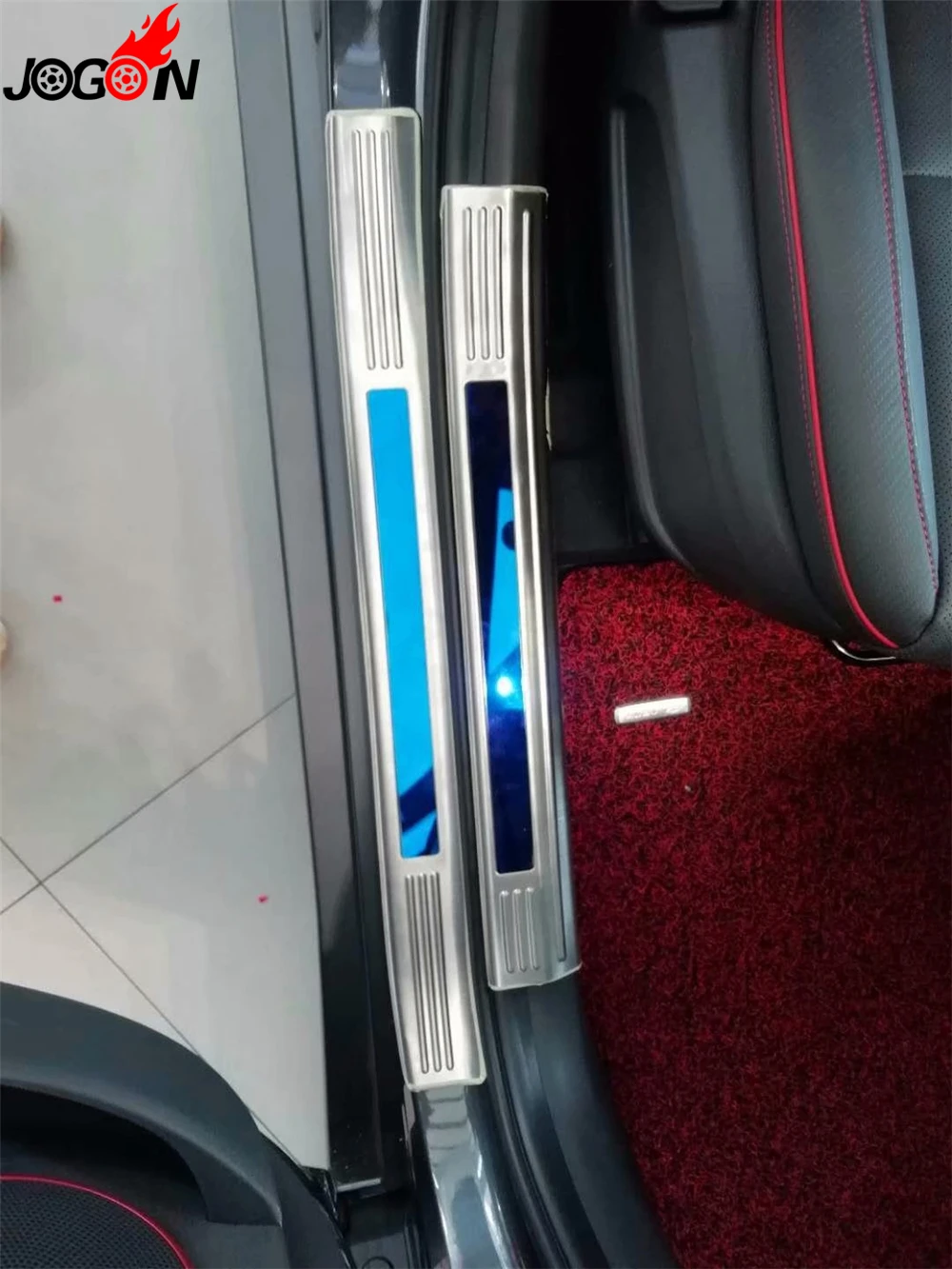 Накладка на порог из нержавеющей стали для Hyundai Kona Kauai Encino 2018 внутренняя наружная