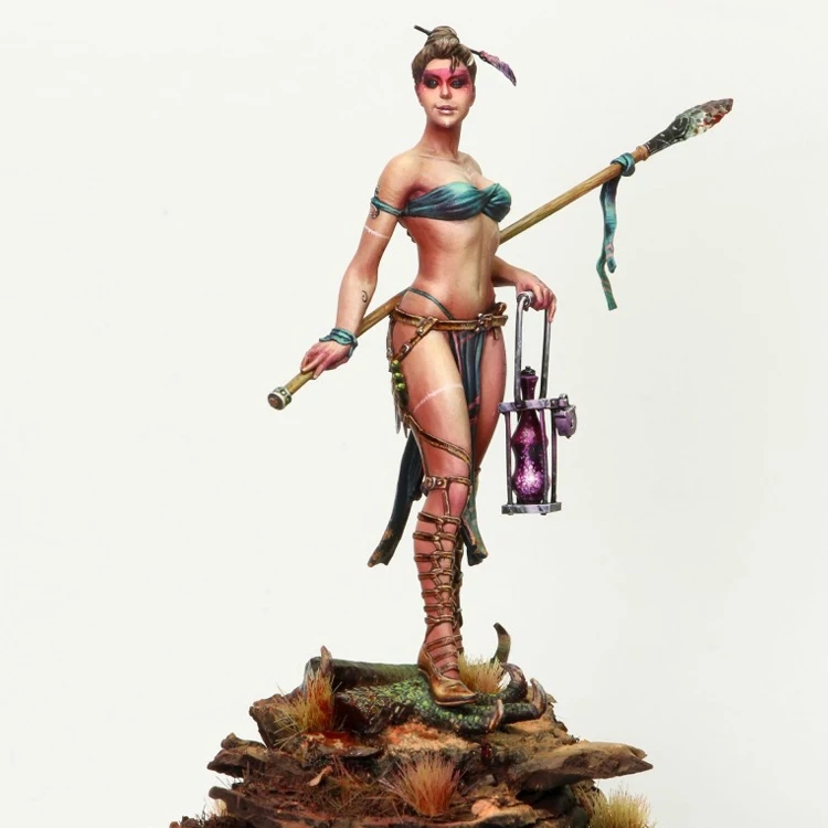 

1/24 dragons charmer, Resin Model figure GK, Fantasy theme, Unassembled and unpainted kit