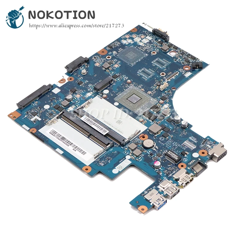 NOKOTION Новый aclu5 aclu6 nm-a281 основная плата для Lenovo IdeaPad g40-45 Материнская плата ноутбука 14 дюймов e1-6010 бортовой процессор DDR3