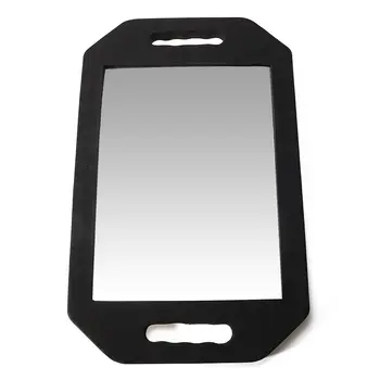 

Professional Handheld Mirror Sponge Salon Barbers Glass Mirror Foam Frame Not Fragile Hairdressers Shockproof Makeup Mirror