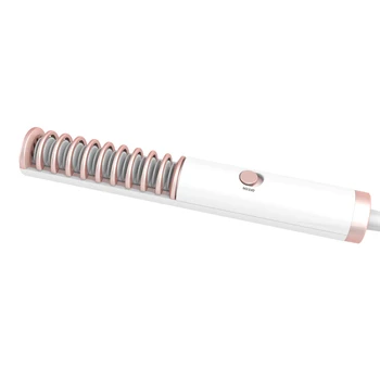 

2019 New Arrival Mini Hair Straightener Brush Beard Comb Flat Iron Styler Mini hair styling tool little comb for straigh