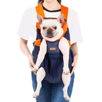 

Pet Outdoor Travel Carrying Bag Small And Medium Dogs Double Shoulder Bag Front Chest Backpack Legs Out Front Carrier