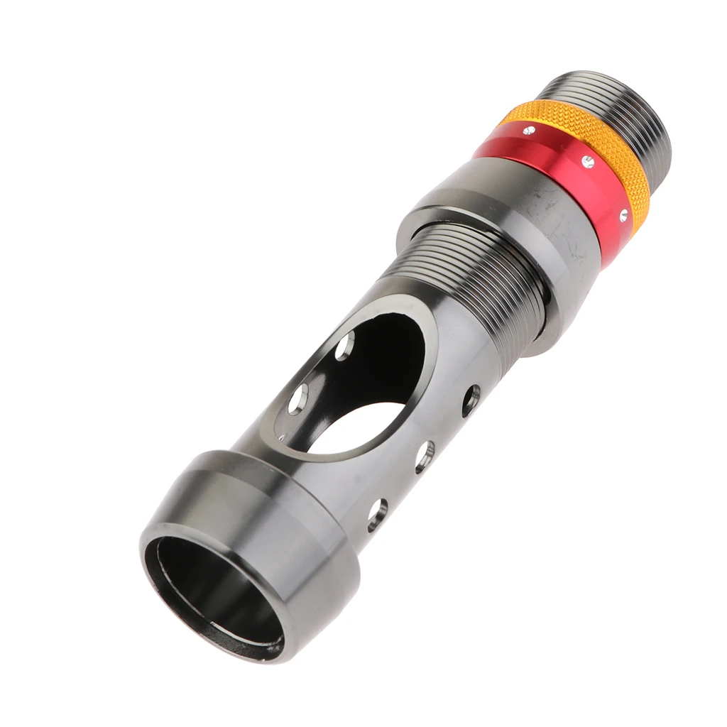 Aluminum Alloy Fishing Reel Seat DIY Handle Fishing Rod Building Repair Kit Casting Rod Reel Seat Making Material