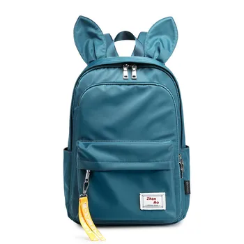 

New Female Backpack Fashion Youth Student School Bags travel backpack fabric cloth zipper waterproof high capacity laptop bag