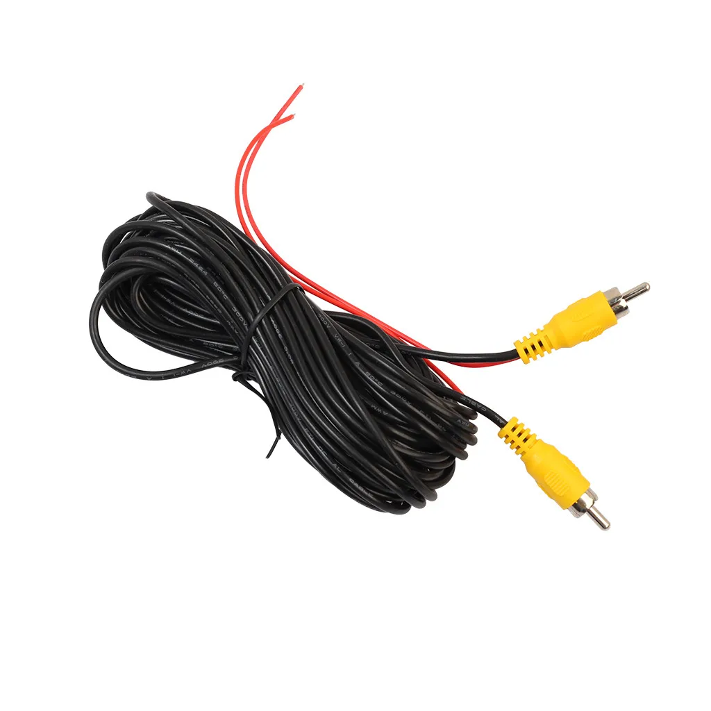 2 Pcs Car Reverse Rear View Parking Camera Video Cable & Detection Wire 20ft 2 Pcs Car Reverse Rear View Parking Camera Video Cable & Detection Wire 20ft