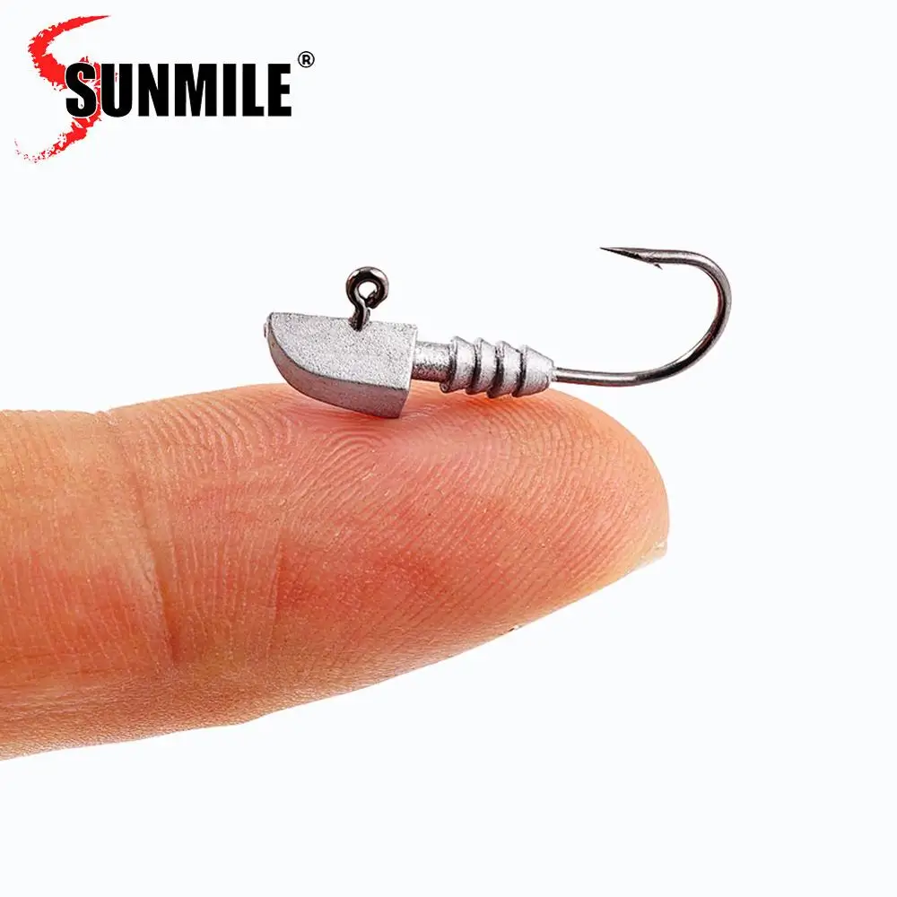 SUNMILE10pcsJigheadHooksRockfishHook05g08g1g12g15g.jpg