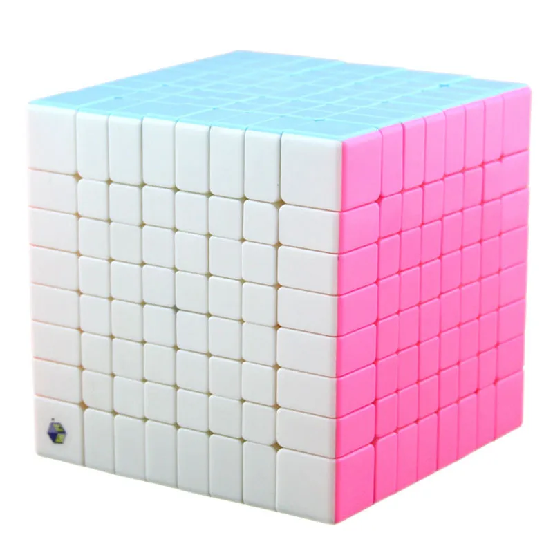 YuXin HuangLong 8x8x8 Высокое качество Безопасный ABS пластик волшебный куб быстрый ультра-Гладкий 8x8 скоростной пазл кубический интеллект детские игрушки