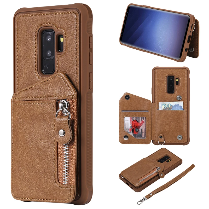 S9 Plus 防摔拉链双扣皮套 (11)