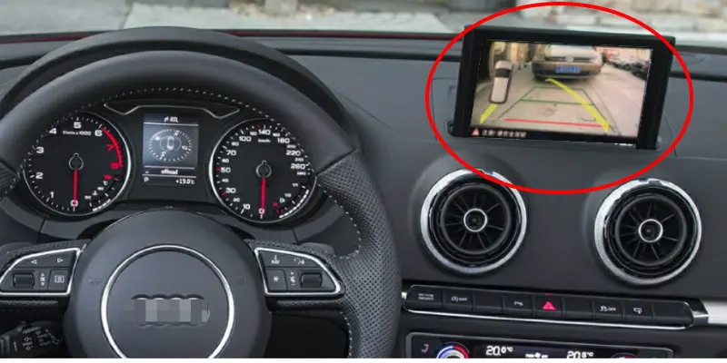 Liislee автомобиль для Audi A3~ подключите экран монитор обратный багажник ручка камера интеллектуальная динамическая траектория CAM