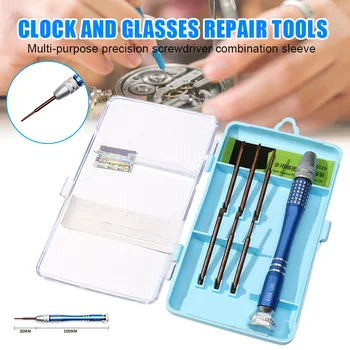

7-in-1 Precise Slotted and Phillips Screwdrivers Set Disassembly Tools Kit for Watch Cell Phone Camera Repair CLH@8