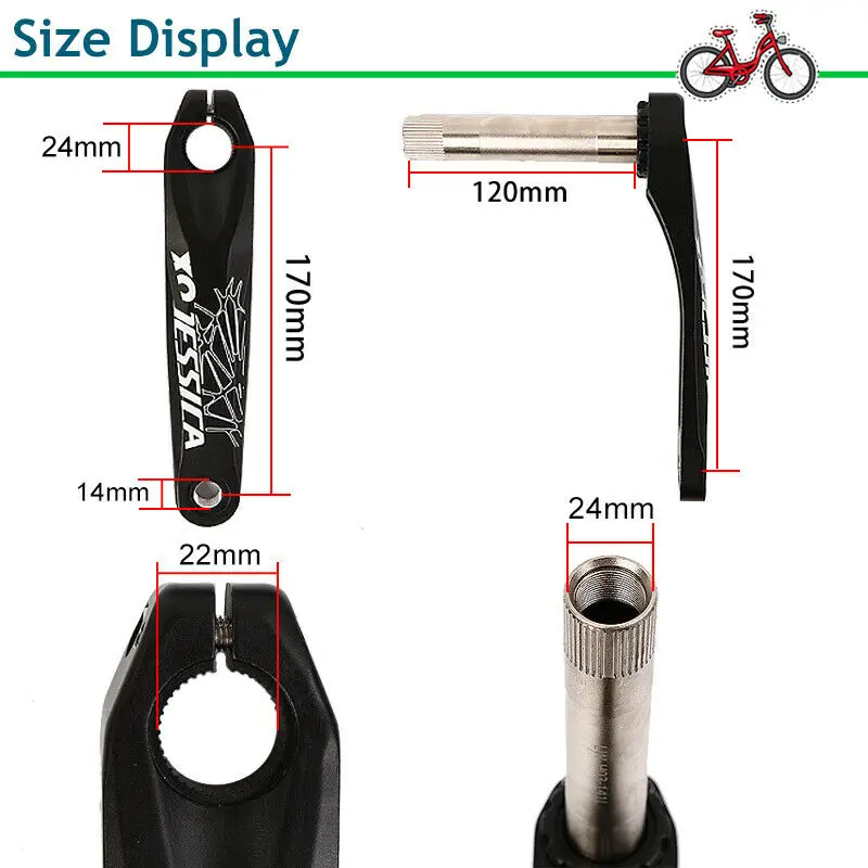 Коленчатая звезда GXP для горного велосипеда 170 мм 32/34/36/38 т|Шатун и передняя