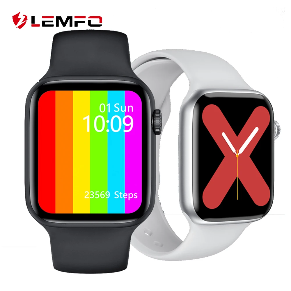 Смарт часы LEMFO W26 для мужчин и женщин 1 75 дюйма 320*385 HD дисплей Bluetooth звонки IWO 12 Pro 13 2020