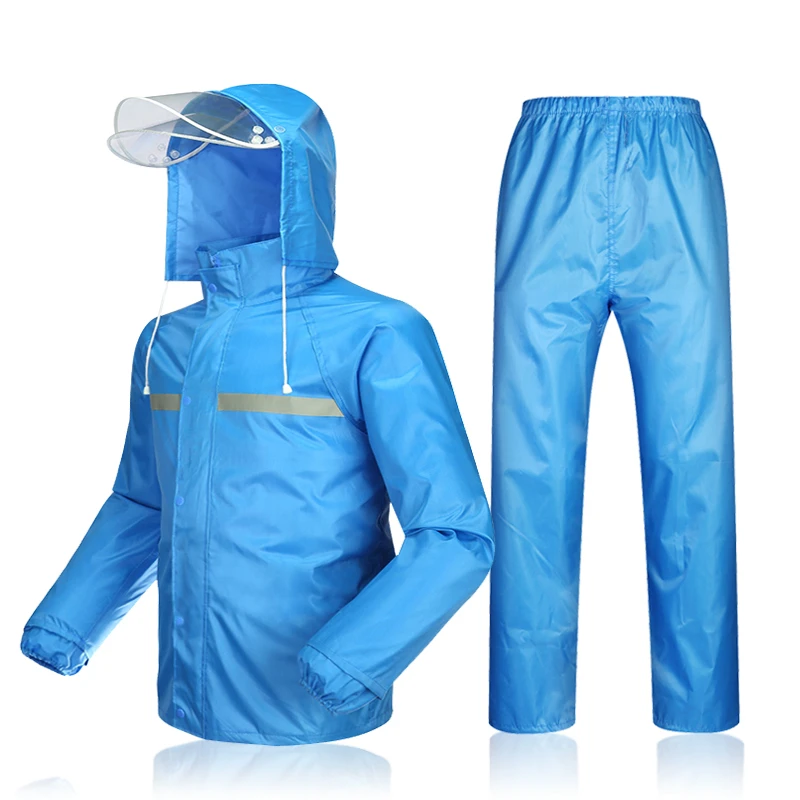 Men Cycling Raincoat Clothing MTB Cycling Jackets Windbreaker Bicycle Sports Clothing Reflective Rain Resistence Bike Coat Set