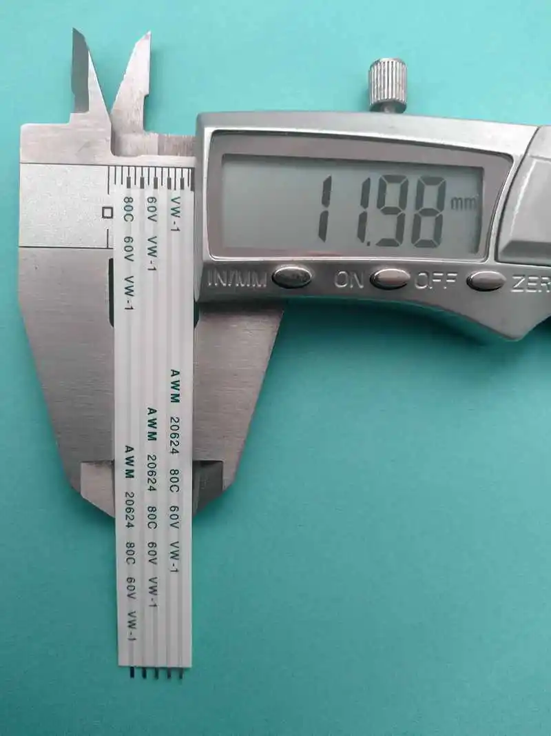 Плоский ленточный кабель ffc 2 0 мм шаг 5 контактов ширина 12 длина 80 типа G |