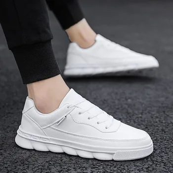 

Men White Shoes New Style Sports Casual Board Shoes Street Versatile Fashion Man Shoes 2020 0329