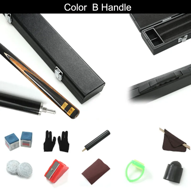 B Color Set B Новинка LP FA KEN модель 3/4 Кии для снукера 10 мм 11,5 мм размер наконечника 4 разных цвета чехол для снукера набор опций - Цвет: B Color Set B