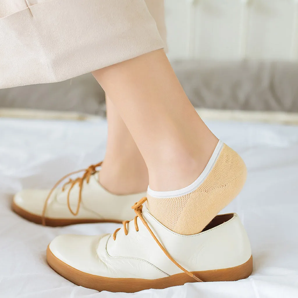 Women Socks Lovely Sexy Solid Candy Color Thin Crystal Silk Ladies Socks Summer Breathable Durable Fashion Female Sock invisible