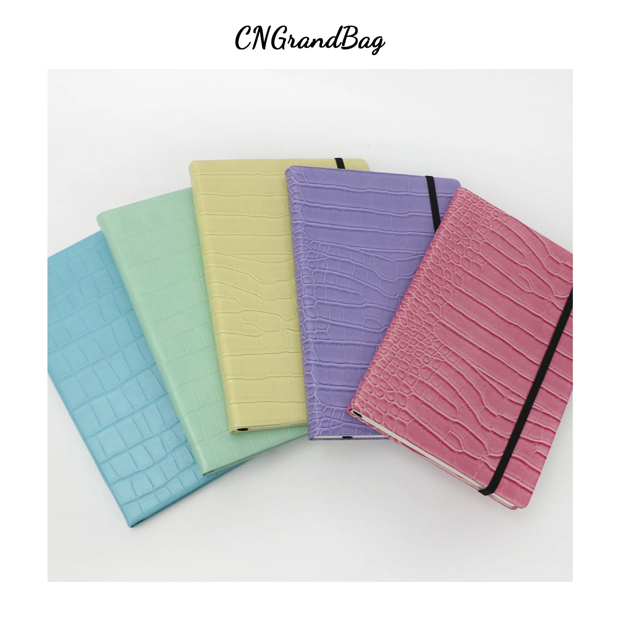 Модный офисный блокнот из искусственной кожи пустой со змеиным узором мини