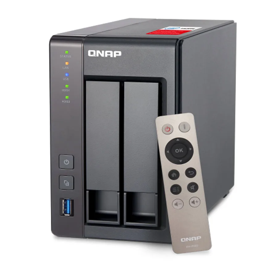 QNAP nas TS-251+ 2-bay diskless nas, nas сервер nfs Сетевое хранилище Облачное хранилище, 2 года гарантии