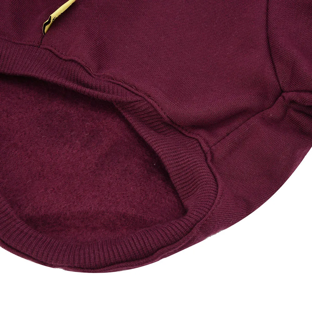 Small Pet Dog Clothes Autumn Fashion Letter Print Costume Hoodie For Small Medium Dogs Puppy Cotton Blend Dog Hoodies 19NOV6