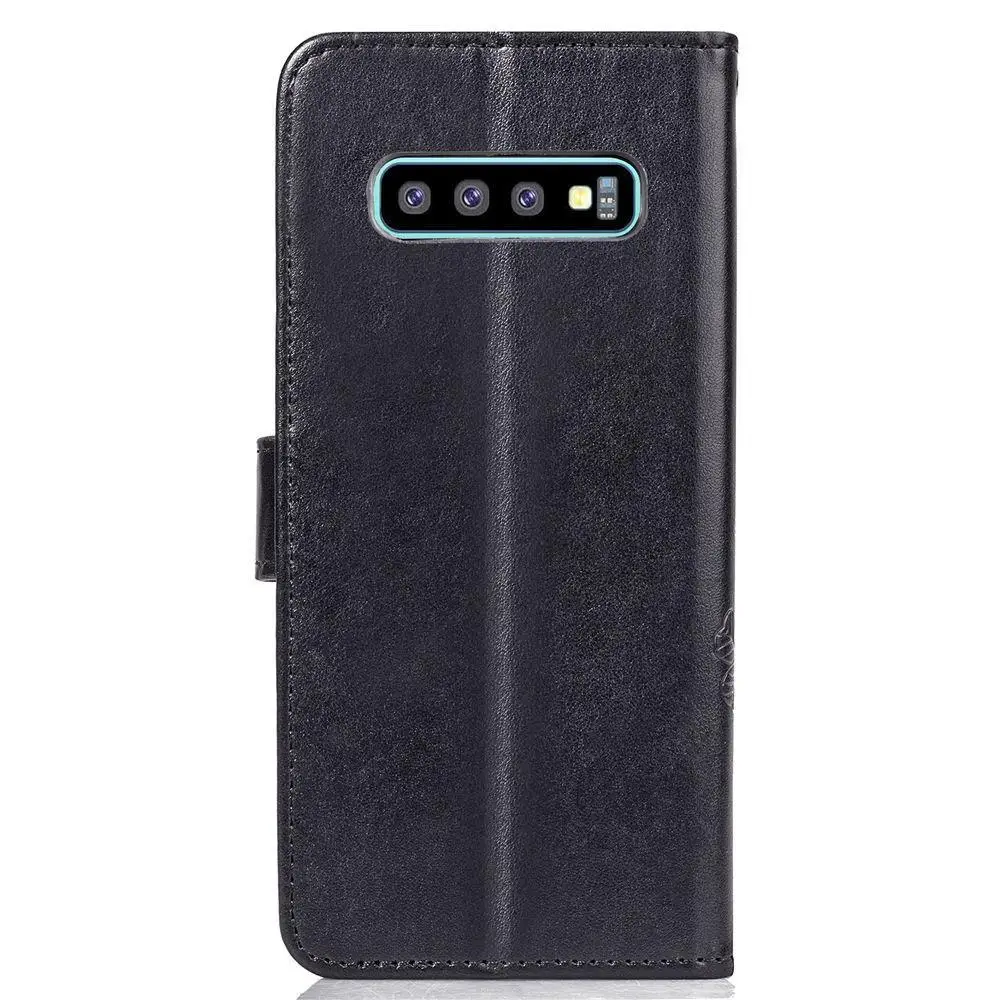 Из искусственной кожи с откидной крышкой чехол для samsung Galaxy S10 S9 S8 плюс A6 A8 плюс A3 A5 A7 J3 J5 J7 бумажник держатель для карт чехол-подставка