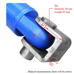 Un ensemble de sièges cylindriques (2 sièges en forme de U, 2 broches), à utiliser pour 5 tonnes d'outils hydrauliques, 30mm 